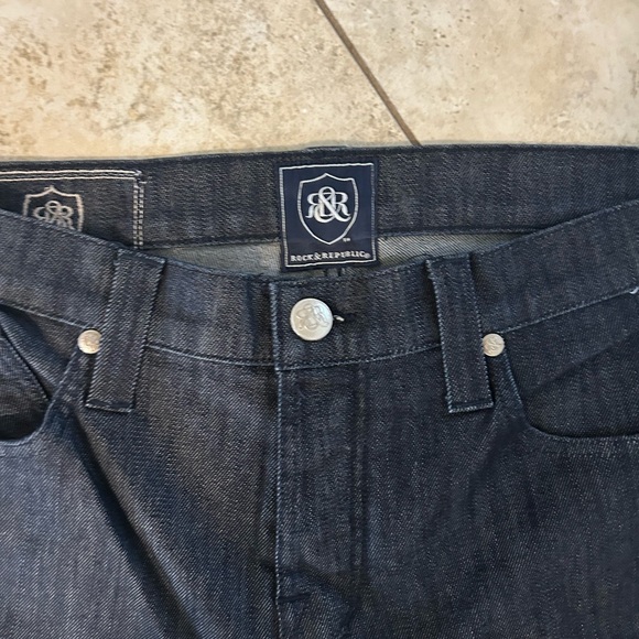 Rock & Republic Dark Denim Men's Jeans - Picture 6 of 6